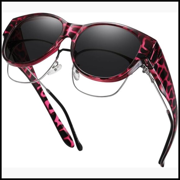 Fit Over Glasses Polarized Sunglasses, Cat Eye Design, UV Protection main image 5